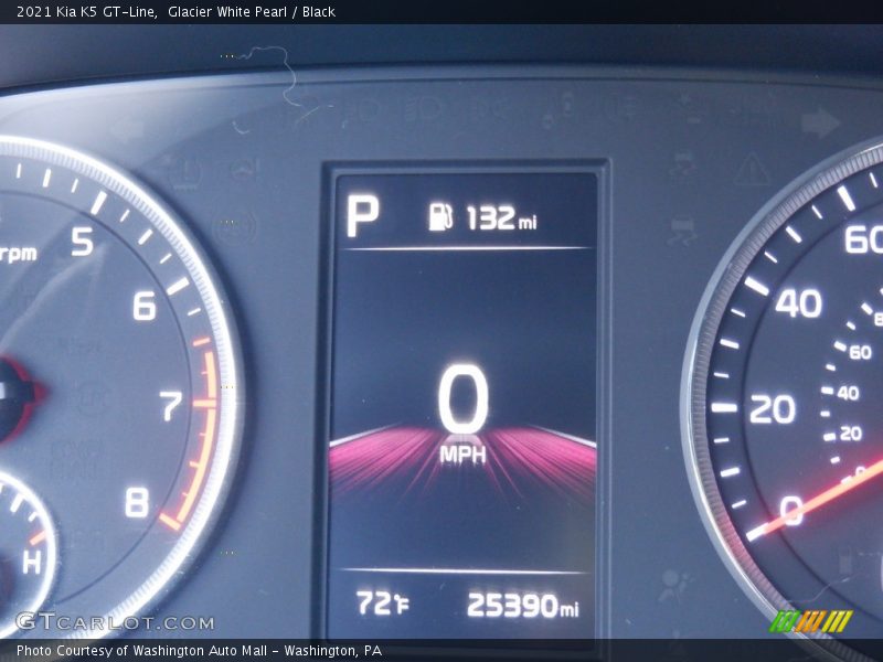 Glacier White Pearl / Black 2021 Kia K5 GT-Line