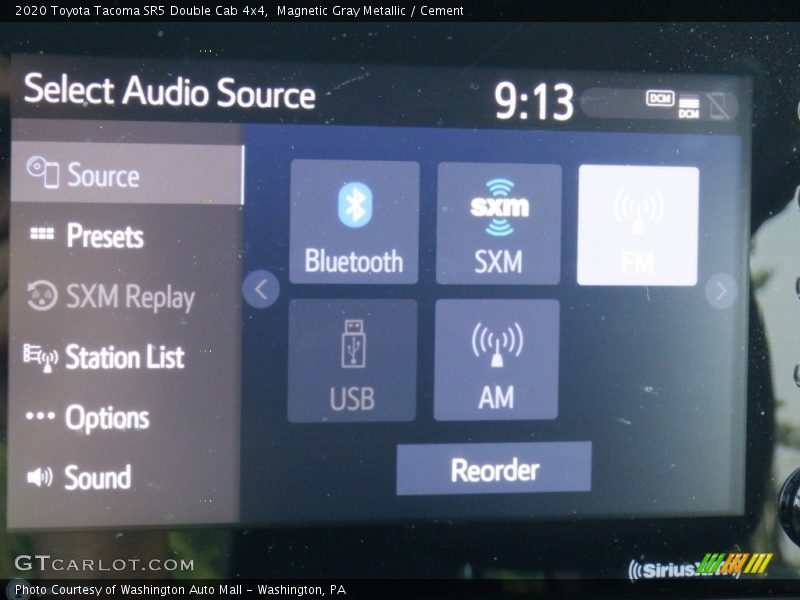 Controls of 2020 Tacoma SR5 Double Cab 4x4