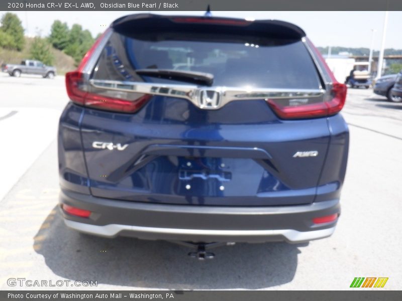 Obsidian Blue Pearl / Black 2020 Honda CR-V EX-L AWD