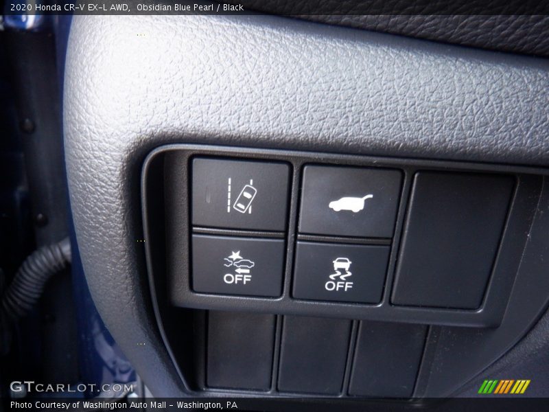 Obsidian Blue Pearl / Black 2020 Honda CR-V EX-L AWD