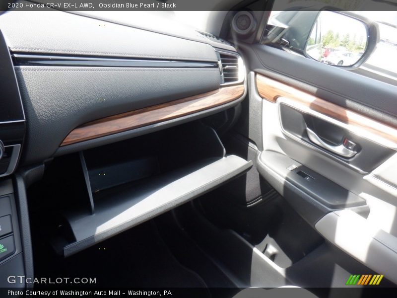 Obsidian Blue Pearl / Black 2020 Honda CR-V EX-L AWD