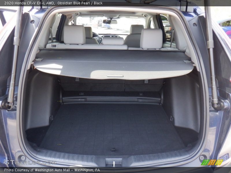 Obsidian Blue Pearl / Black 2020 Honda CR-V EX-L AWD