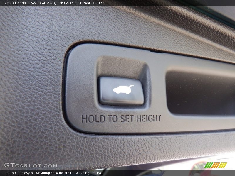 Obsidian Blue Pearl / Black 2020 Honda CR-V EX-L AWD