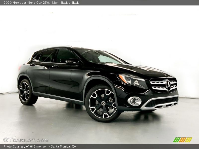 Front 3/4 View of 2020 GLA 250