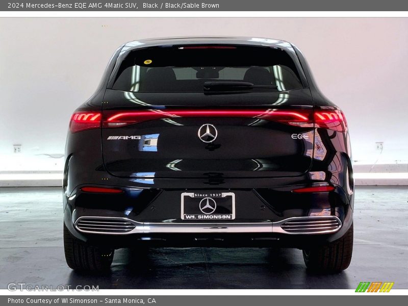 Black / Black/Sable Brown 2024 Mercedes-Benz EQE AMG 4Matic SUV