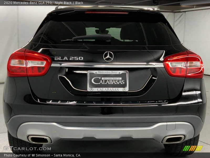 Night Black / Black 2020 Mercedes-Benz GLA 250