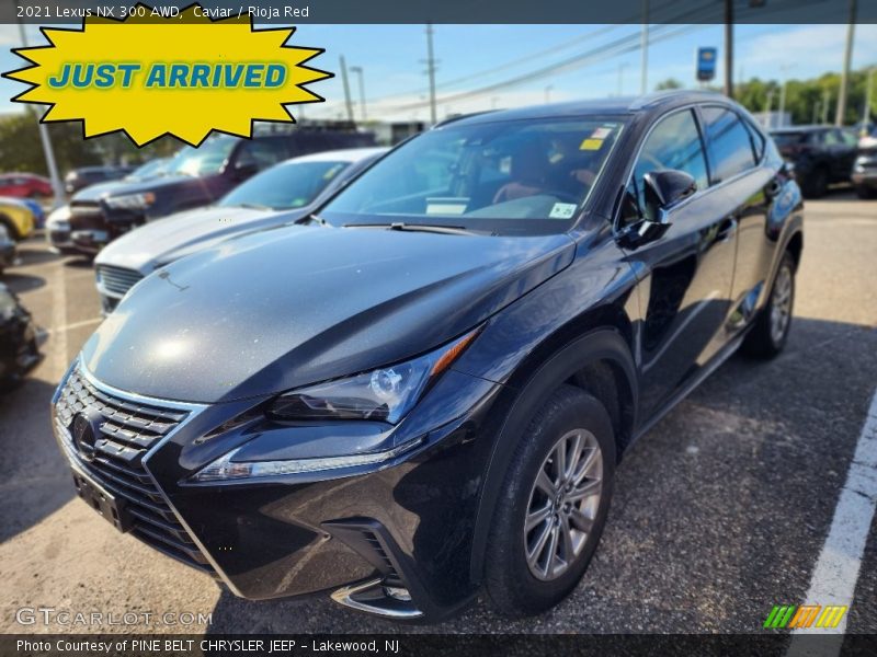 Caviar / Rioja Red 2021 Lexus NX 300 AWD