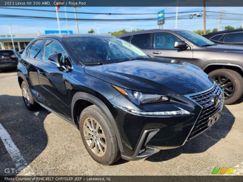 Caviar / Rioja Red 2021 Lexus NX 300 AWD