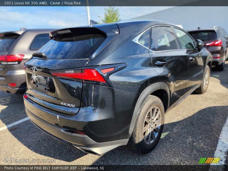 Caviar / Rioja Red 2021 Lexus NX 300 AWD