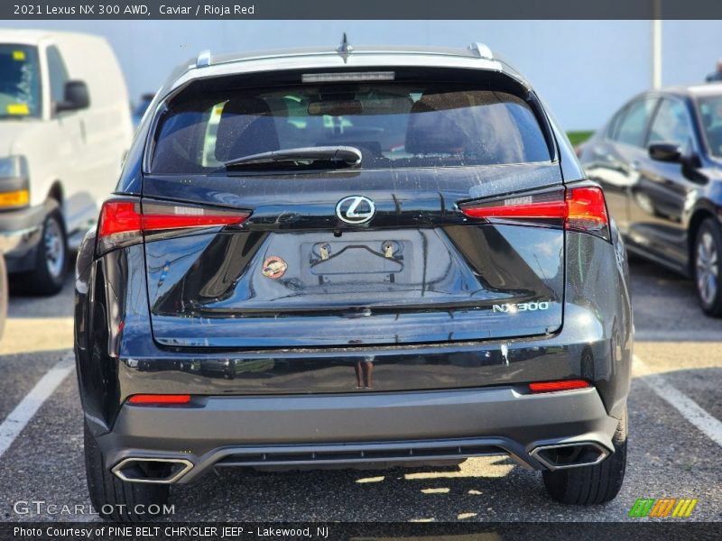 Caviar / Rioja Red 2021 Lexus NX 300 AWD