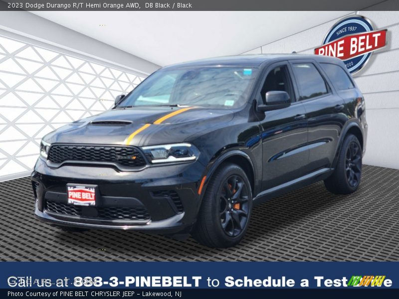 DB Black / Black 2023 Dodge Durango R/T Hemi Orange AWD