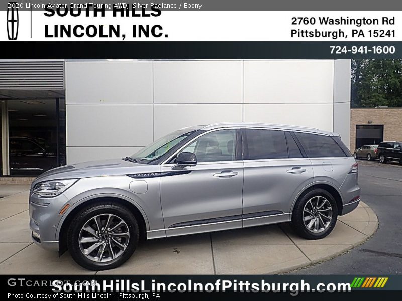 Silver Radiance / Ebony 2020 Lincoln Aviator Grand Touring AWD