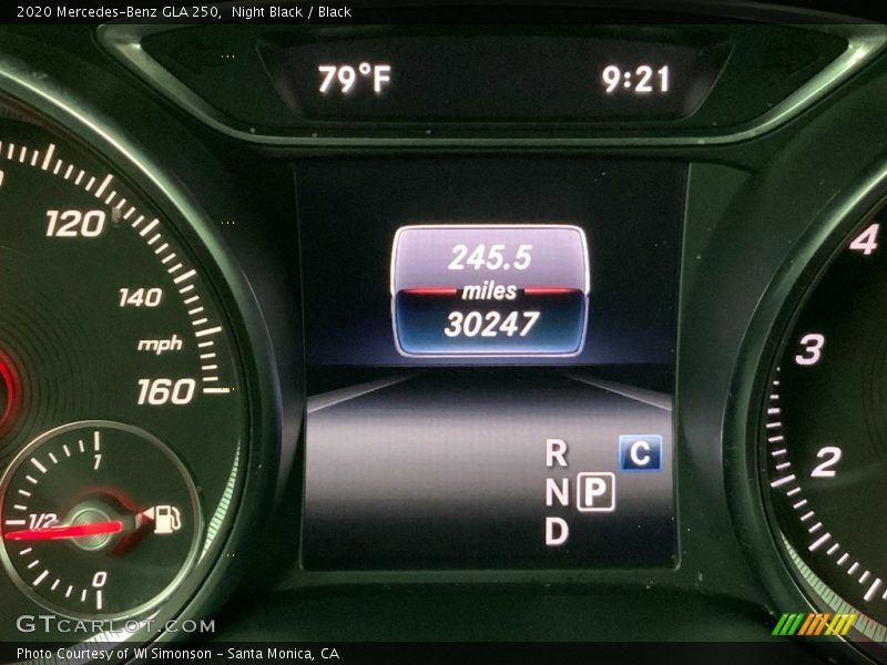 Night Black / Black 2020 Mercedes-Benz GLA 250