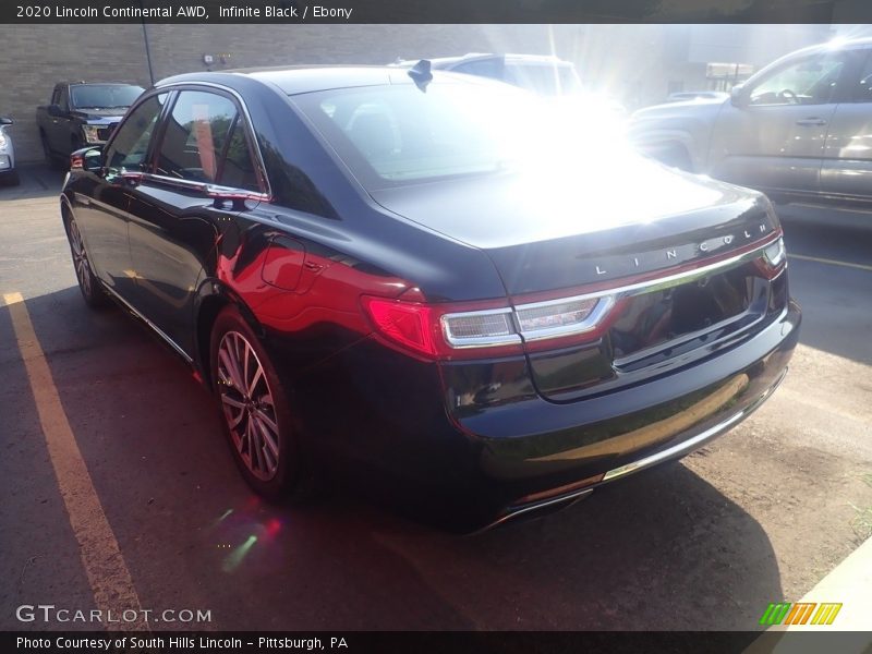 Infinite Black / Ebony 2020 Lincoln Continental AWD