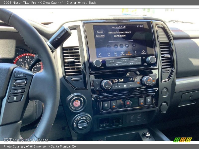 Controls of 2023 Titan Pro-4X Crew Cab 4x4