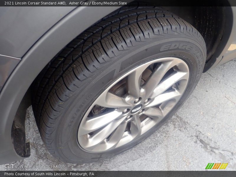 Asher Gray / Ebony/Medium Slate 2021 Lincoln Corsair Standard AWD