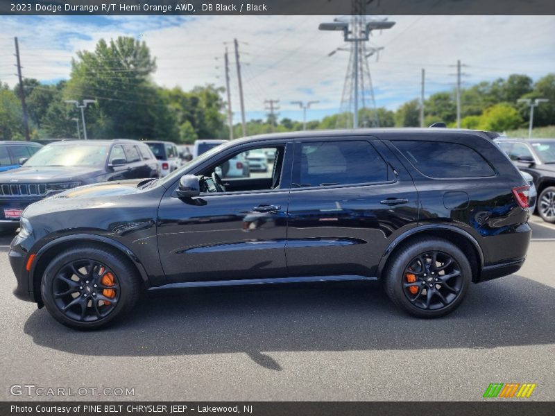DB Black / Black 2023 Dodge Durango R/T Hemi Orange AWD