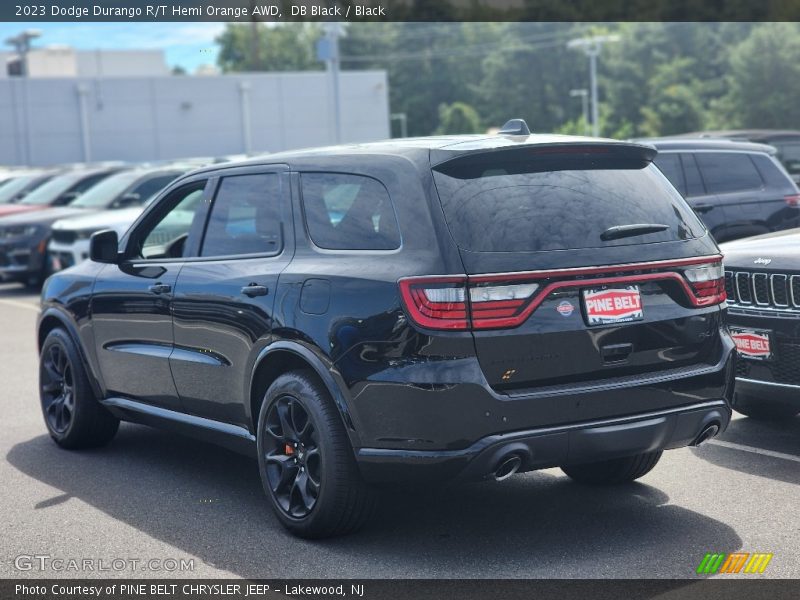 DB Black / Black 2023 Dodge Durango R/T Hemi Orange AWD