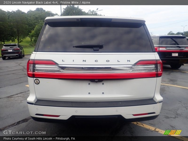 Pristine White / Alpine 2020 Lincoln Navigator Black Label 4x4