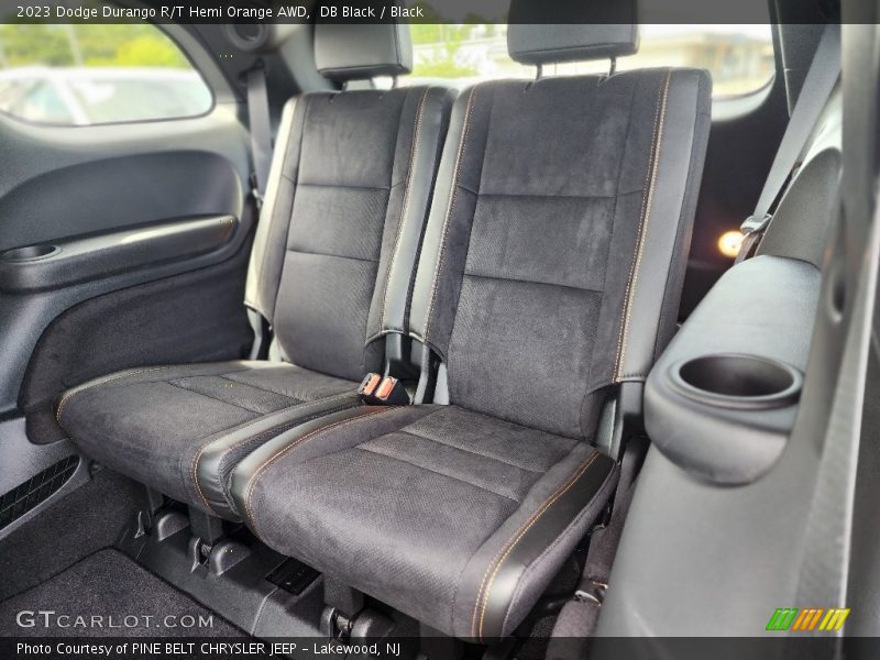 Rear Seat of 2023 Durango R/T Hemi Orange AWD