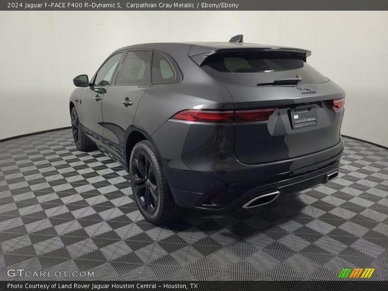 Carpathian Gray Metallic / Ebony/Ebony 2024 Jaguar F-PACE P400 R-Dynamic S