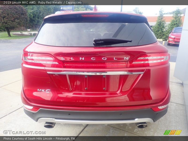 Ruby Red Metallic / Cappuccino 2019 Lincoln MKC AWD