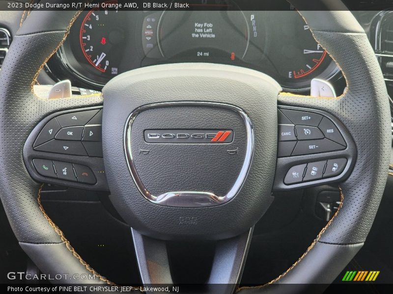  2023 Durango R/T Hemi Orange AWD Steering Wheel