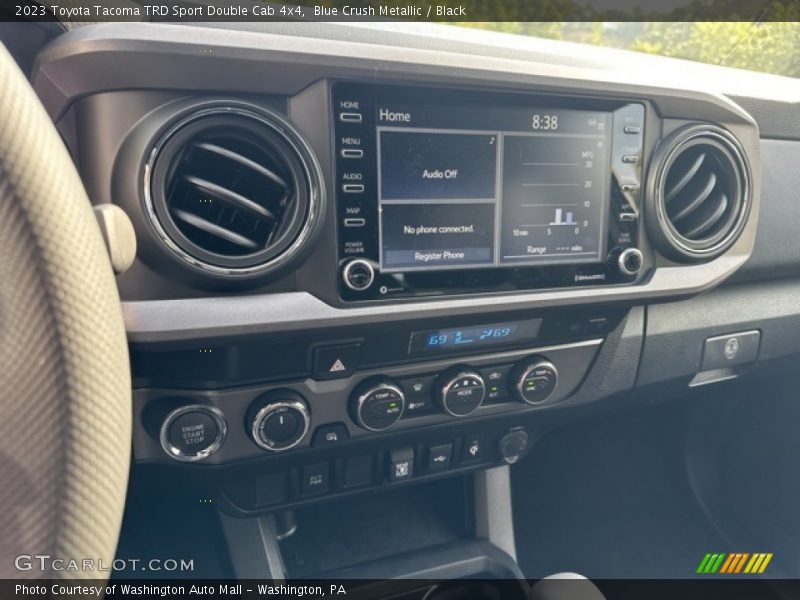 Blue Crush Metallic / Black 2023 Toyota Tacoma TRD Sport Double Cab 4x4