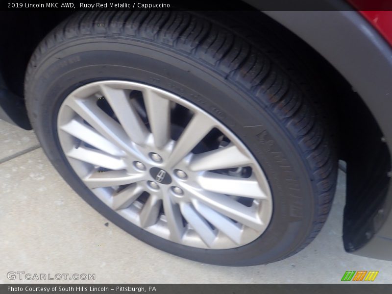 Ruby Red Metallic / Cappuccino 2019 Lincoln MKC AWD