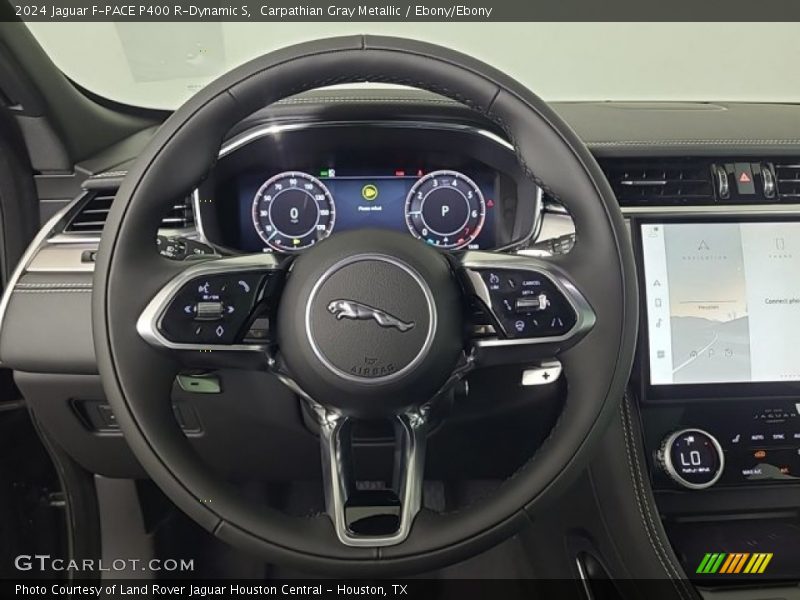 Carpathian Gray Metallic / Ebony/Ebony 2024 Jaguar F-PACE P400 R-Dynamic S