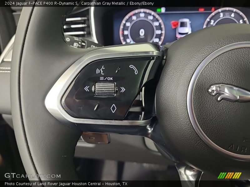 Carpathian Gray Metallic / Ebony/Ebony 2024 Jaguar F-PACE P400 R-Dynamic S