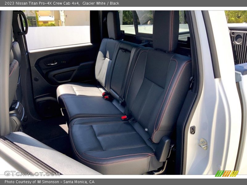 Rear Seat of 2023 Titan Pro-4X Crew Cab 4x4