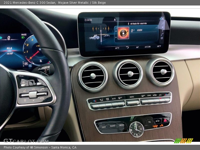 Mojave Silver Metallic / Silk Beige 2021 Mercedes-Benz C 300 Sedan