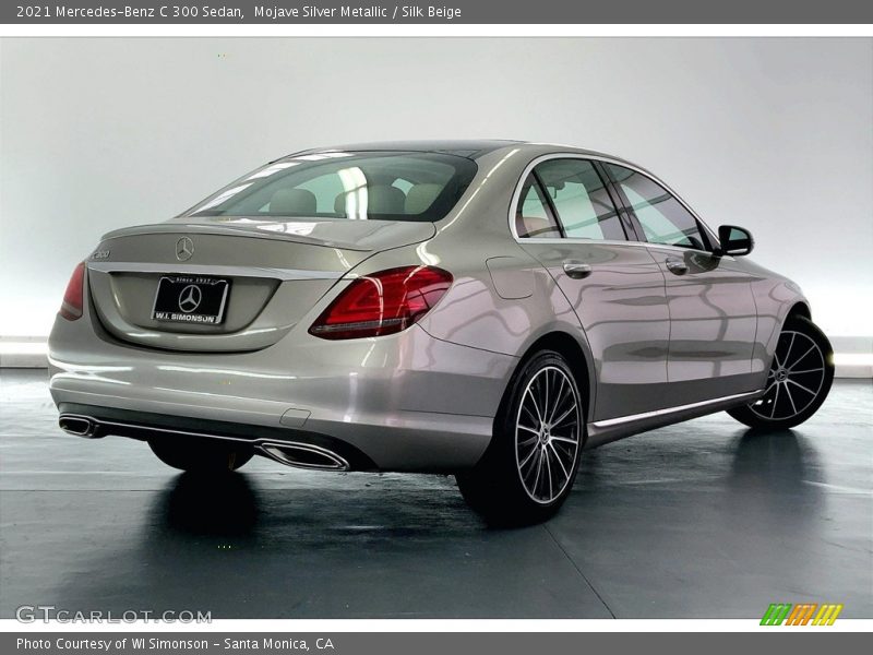 Mojave Silver Metallic / Silk Beige 2021 Mercedes-Benz C 300 Sedan