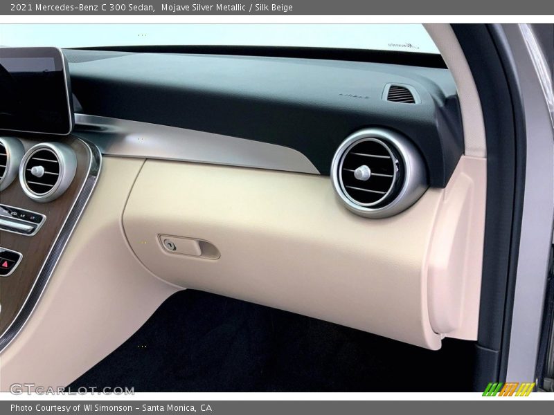 Mojave Silver Metallic / Silk Beige 2021 Mercedes-Benz C 300 Sedan