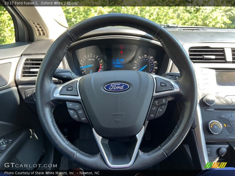 Oxford White / Ebony 2017 Ford Fusion S