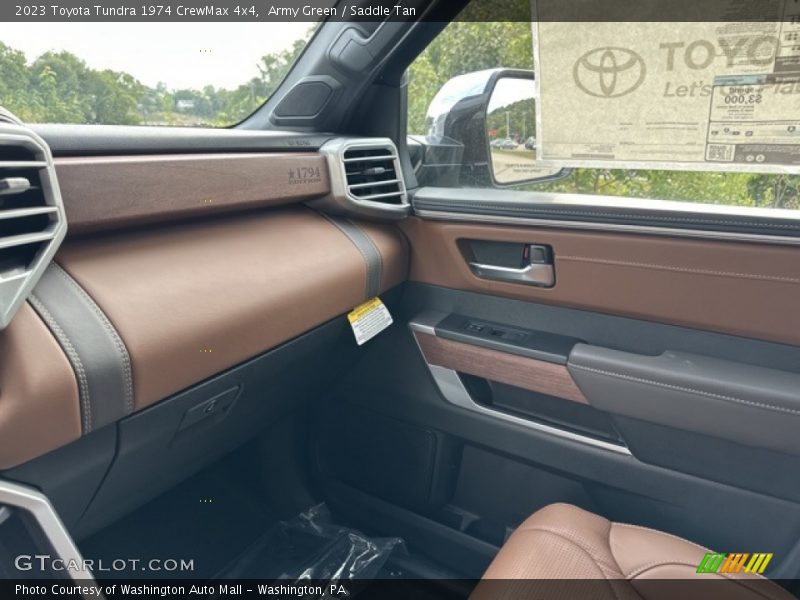 Army Green / Saddle Tan 2023 Toyota Tundra 1974 CrewMax 4x4