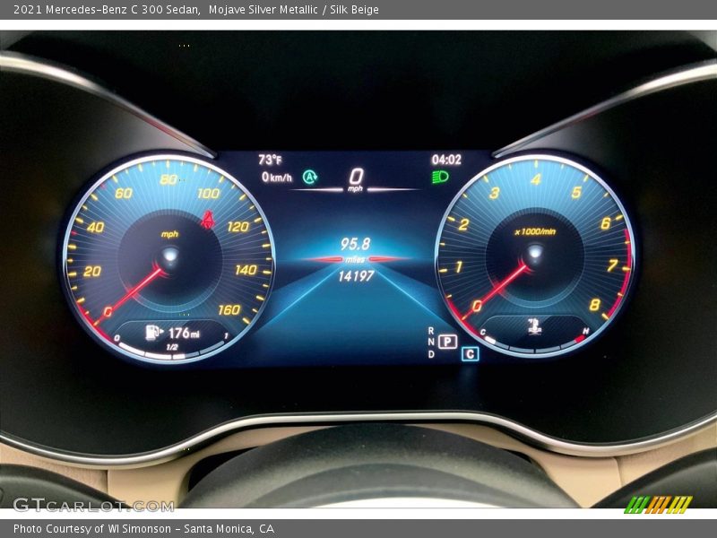 Mojave Silver Metallic / Silk Beige 2021 Mercedes-Benz C 300 Sedan