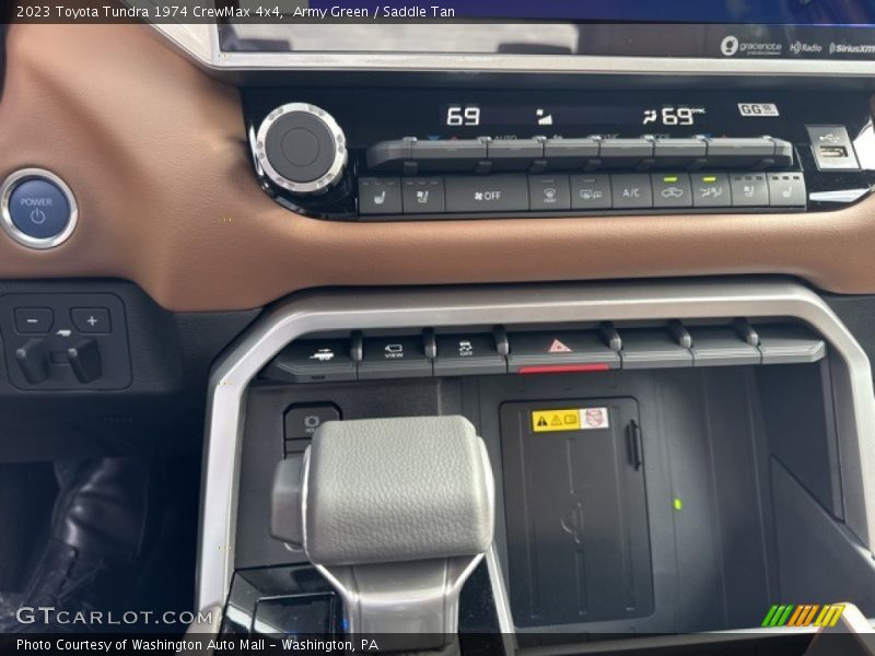 Controls of 2023 Tundra 1974 CrewMax 4x4