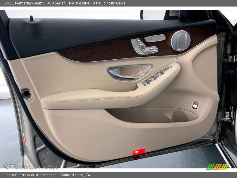 Mojave Silver Metallic / Silk Beige 2021 Mercedes-Benz C 300 Sedan