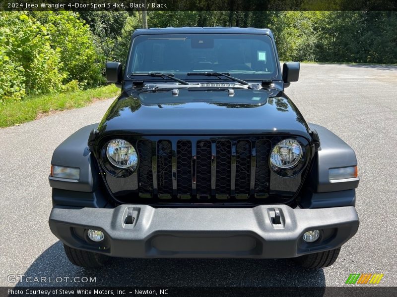 Black / Black 2024 Jeep Wrangler 4-Door Sport S 4x4