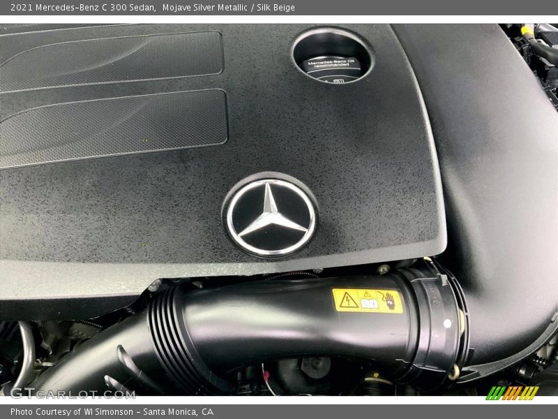 Mojave Silver Metallic / Silk Beige 2021 Mercedes-Benz C 300 Sedan