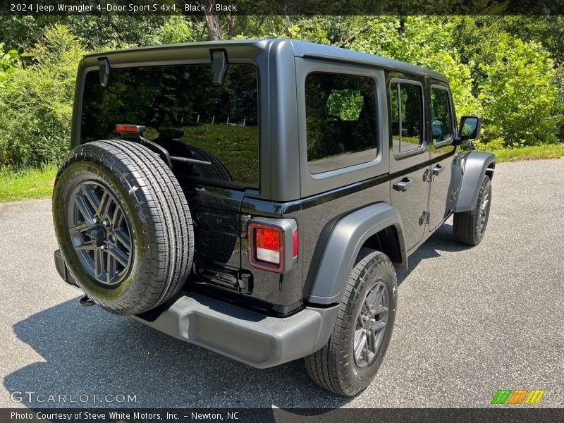 Black / Black 2024 Jeep Wrangler 4-Door Sport S 4x4