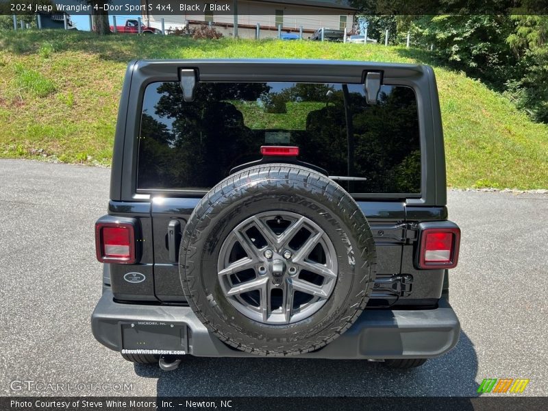 Black / Black 2024 Jeep Wrangler 4-Door Sport S 4x4