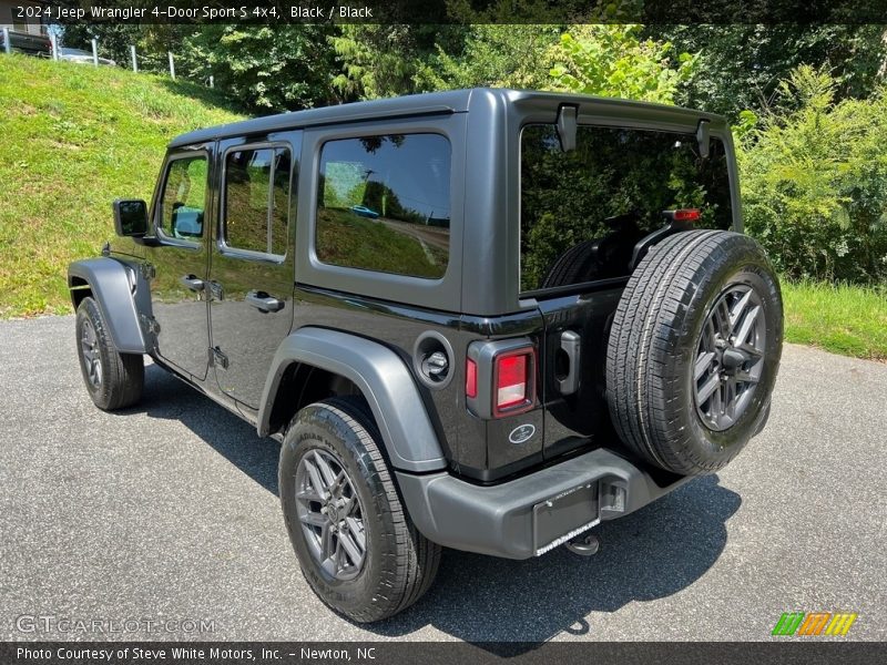 Black / Black 2024 Jeep Wrangler 4-Door Sport S 4x4