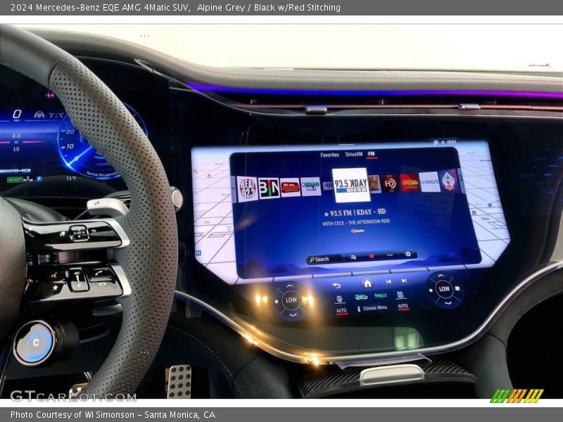 Controls of 2024 EQE AMG 4Matic SUV