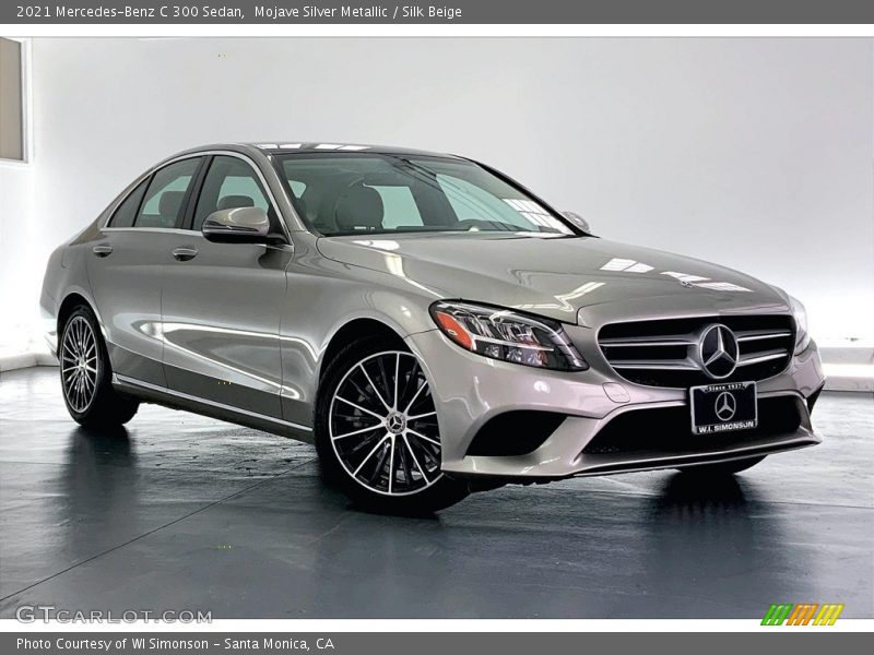 Mojave Silver Metallic / Silk Beige 2021 Mercedes-Benz C 300 Sedan