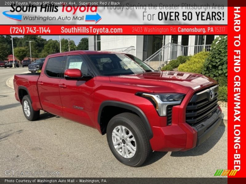 Supersonic Red / Black 2023 Toyota Tundra SR5 CrewMax 4x4