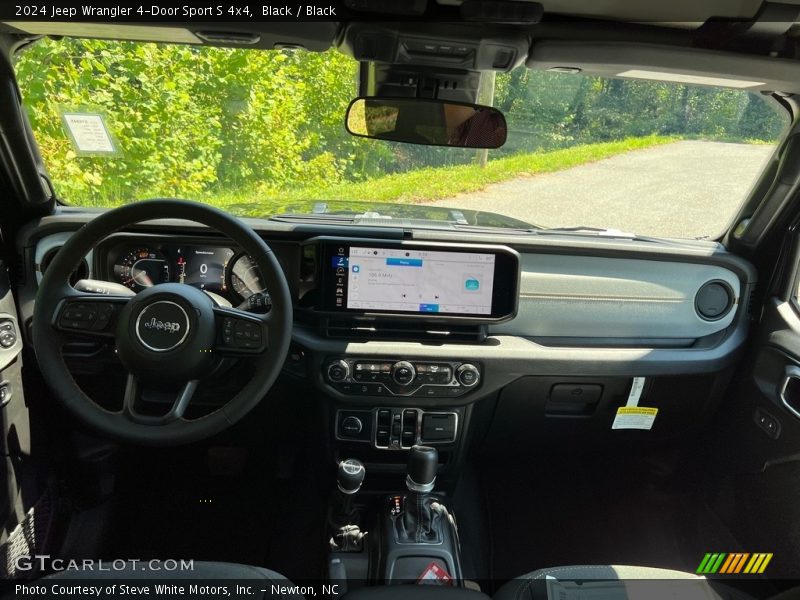 Black / Black 2024 Jeep Wrangler 4-Door Sport S 4x4