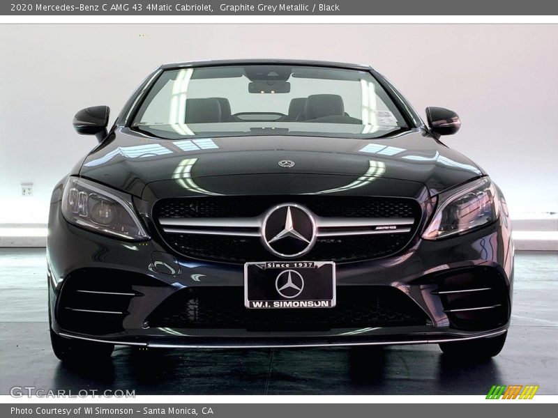 Graphite Grey Metallic / Black 2020 Mercedes-Benz C AMG 43 4Matic Cabriolet